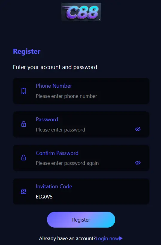8cc register a new account