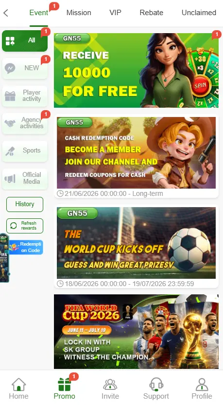 promotion and rewards for new users on 5ngg app